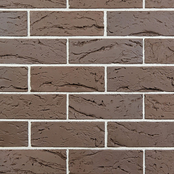 Кирпич облицовочный пустотелый полуторный Темный Шоколад Кора дерева M-150/100 КС-Керамик