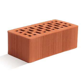 Кирпич облицовочный пустотелый полуторный Персик Бархат M-150 КЕТРА