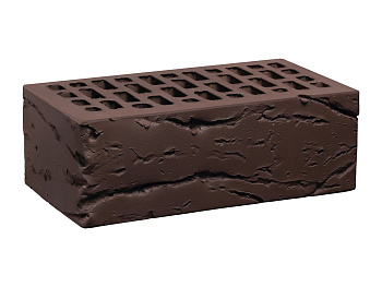 Кирпич облицовочный пустотелый полуторный Шоколад Каньон М-150 С1 (384)