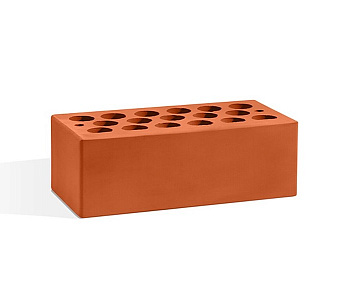 Кирпич облицовочный пустотелый полуторный Красный M-150 С2 (288)