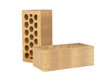 Кирпич облицовочный пустотелый полуторный Солома Сахара Галич М-150 С1 (288)