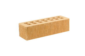 Кирпич облицовочный пустотелый евро Соломенный Бархат 0,7НФ М-200 (660) ЖКЗ