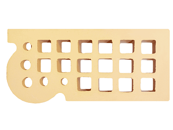 Кирпич облицовочный пустотелый одинарный Соломенный КФ-3 М-200 (480) ЖКЗ