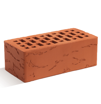 Кирпич облицовочный пустотелый полуторный Персик Рельеф M-150 КЕТРА