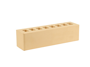 Кирпич облицовочный пустотелый евро Соломенный 0,5НФ М-200 (900) ЖКЗ