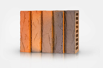 Кирпич керамический пустотелый евро Flash Аккорд Coral 0,7НФ М-175 (672)