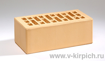 Кирпич облицовочный пустотелый полуторный Соломенный (УС) M-175 ВКЗ