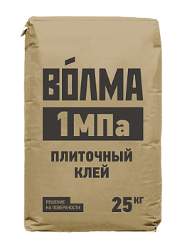 Клей плиточный Волма "1 МПа", 25 кг / 48 шт/под