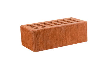 Кирпич облицовочный пустотелый полуторный Красный Бархат М-200 (352) ЖКЗ