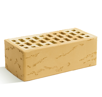 Кирпич облицовочный пустотелый полуторный Солома Рельеф М-150 КЕТРА