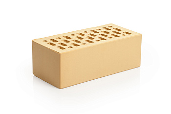 Кирпич облицовочный пустотелый полуторный Ваниль M-150-175 МАГМА