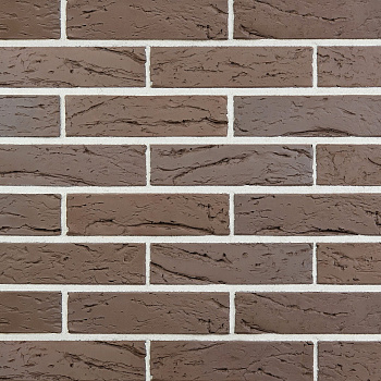 Кирпич облицовочный пустотелый одинарный Камелот Темный Шоколад Кора дерева M-175/75 (УС) КС-Керамик