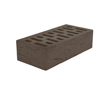 Кирпич облицовочный пустотелый одинарный Шоколад Кора дерева Рустик М-125-150 (420) АСПК