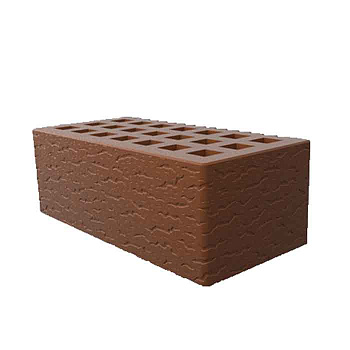 Кирпич облицовочный пустотелый полуторный Какао Кора дуба М-150, М-175 СЗЛК