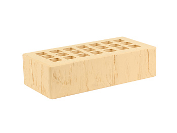 Кирпич облицовочный пустотелый одинарный Соломенный Скала М-200 (480) ЖКЗ