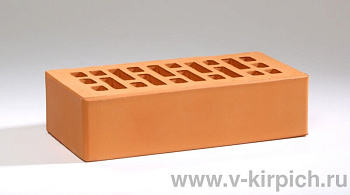 Кирпич облицовочный пустотелый одинарный Персиковый M-175 (УС) ВКЗ
