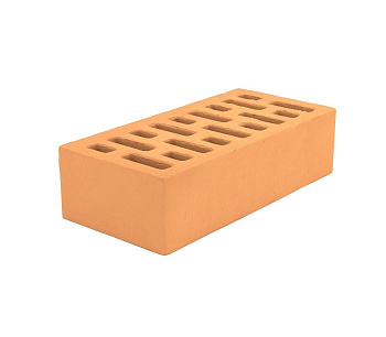 Кирпич облицовочный пустотелый одинарный Абрикос M-125-150 (448) АСПК