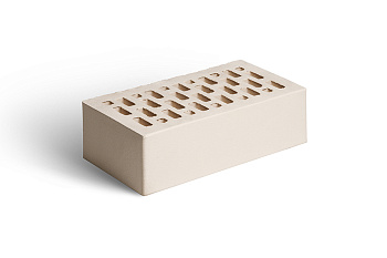 Кирпич облицовочный пустотелый одинарный Белый M-150-175 МАГМА