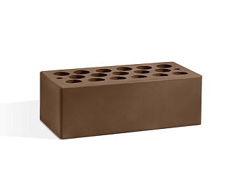 Кирпич облицовочный пустотелый полуторный Шоколад M-150 C1 (288)