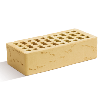 Кирпич облицовочный пустотелый одинарный Солома Рельеф M-150 КЕТРА