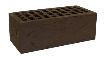 Кирпич облицовочный пустотелый полуторный Готика Кора дуба M-150-250 (352)