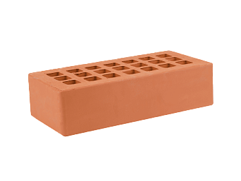 Кирпич облицовочный пустотелый одинарный Красный M-200 (480) ЖКЗ