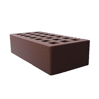 Кирпич облицовочный пустотелый одинарный Шоколад M-150-175 СЗЛК