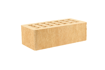 Кирпич облицовочный пустотелый полуторный Соломенный Бархат М-200 (352) ЖКЗ