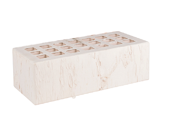 Кирпич облицовочный пустотелый полуторный Слоновая Кость Скала M-200 (352) ЖКЗ