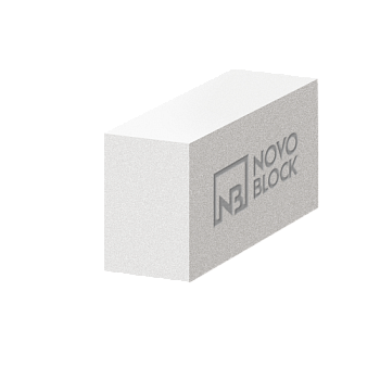 Газобетонный блок стеновой 600x200x300 D600 NOVOBLOCK / 1,8 м3/под