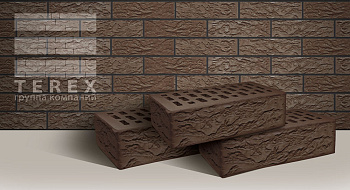 Кирпич облицовочный пустотелый одинарный Мокко Кантри М-175 TEREX (480)