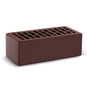 Кирпич облицовочный пустотелый полуторный Шоколад M-150/100 КС-Керамик