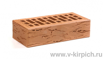 Кирпич облицовочный пустотелый одинарный Гляссе Руст M-175 (УС) ВКЗ