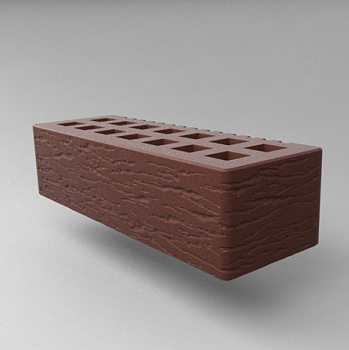 Кирпич облицовочный пустотелый евро Шоколад Ольха-1 M-150, M-175 СЗЛК