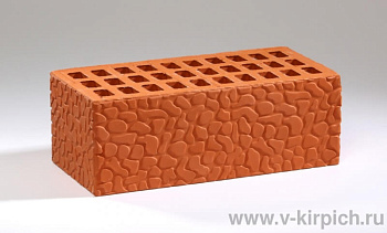 Кирпич облицовочный пустотелый полуторный Красный Черепашка M-150 ВКЗ