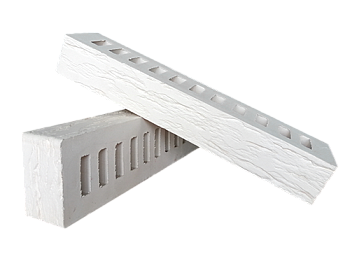 Кирпич керамический пустотелый евро Белый Rock 0,75НФ (ригельный) М-175-200 (570)