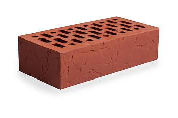Кирпич облицовочный пустотелый одинарный Красный Сланец М-125-175 МАГМА