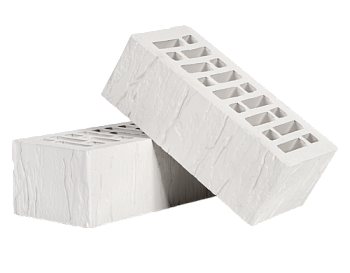 Кирпич керамический пустотелый полуторный Белый Cortex М-175 (352)