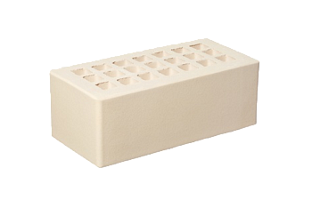 Кирпич облицовочный пустотелый полуторный Белый M-200 (352) ЖКЗ