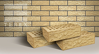 Кирпич облицовочный пустотелый одинарный Сахара Кантри М-175 TEREX (480)